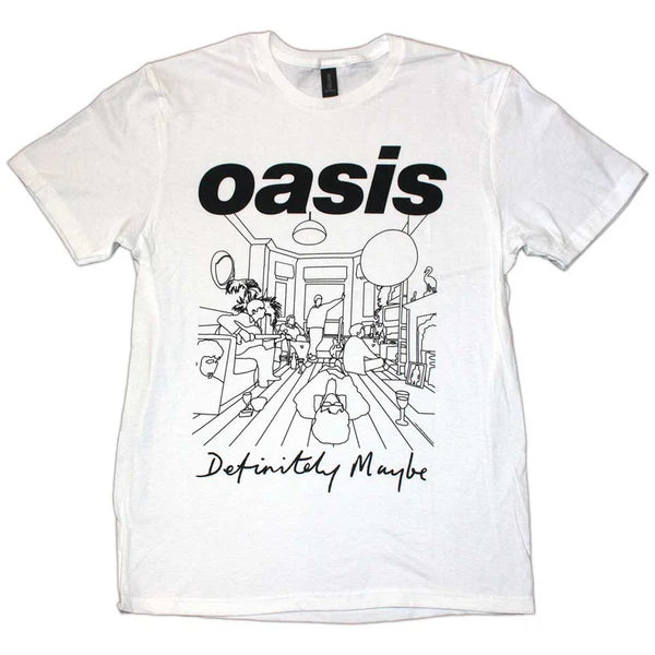 NEW SHIRT: Oasis Definitely Maybe Line Drawing