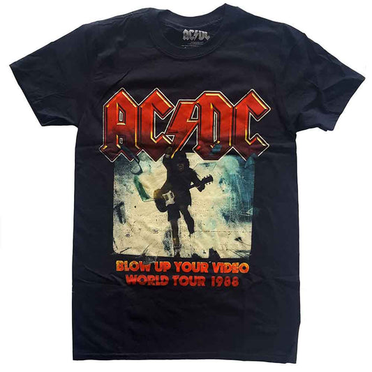 AC/DC T-Shirt mit Aufdruck „Blow Up Your Video“