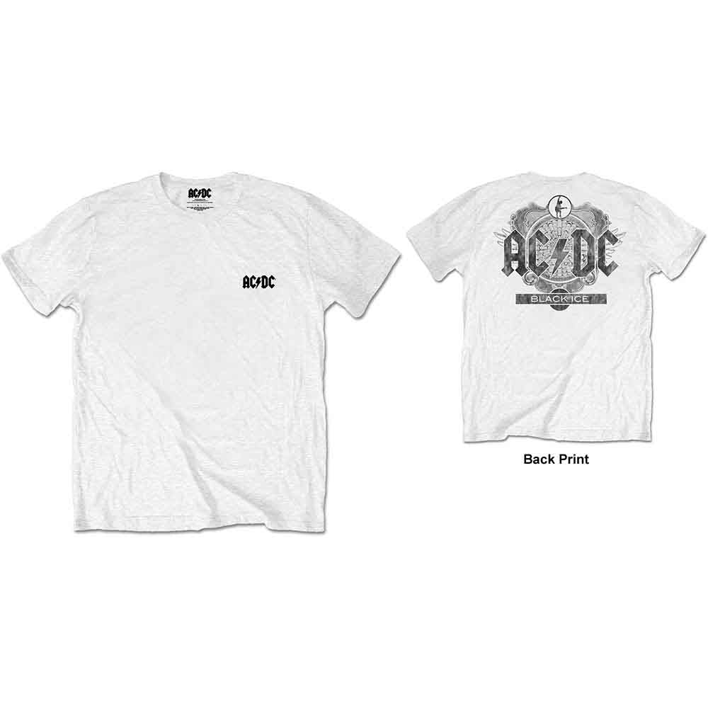 AC/DC T-Shirt: Black Ice (Back Print)