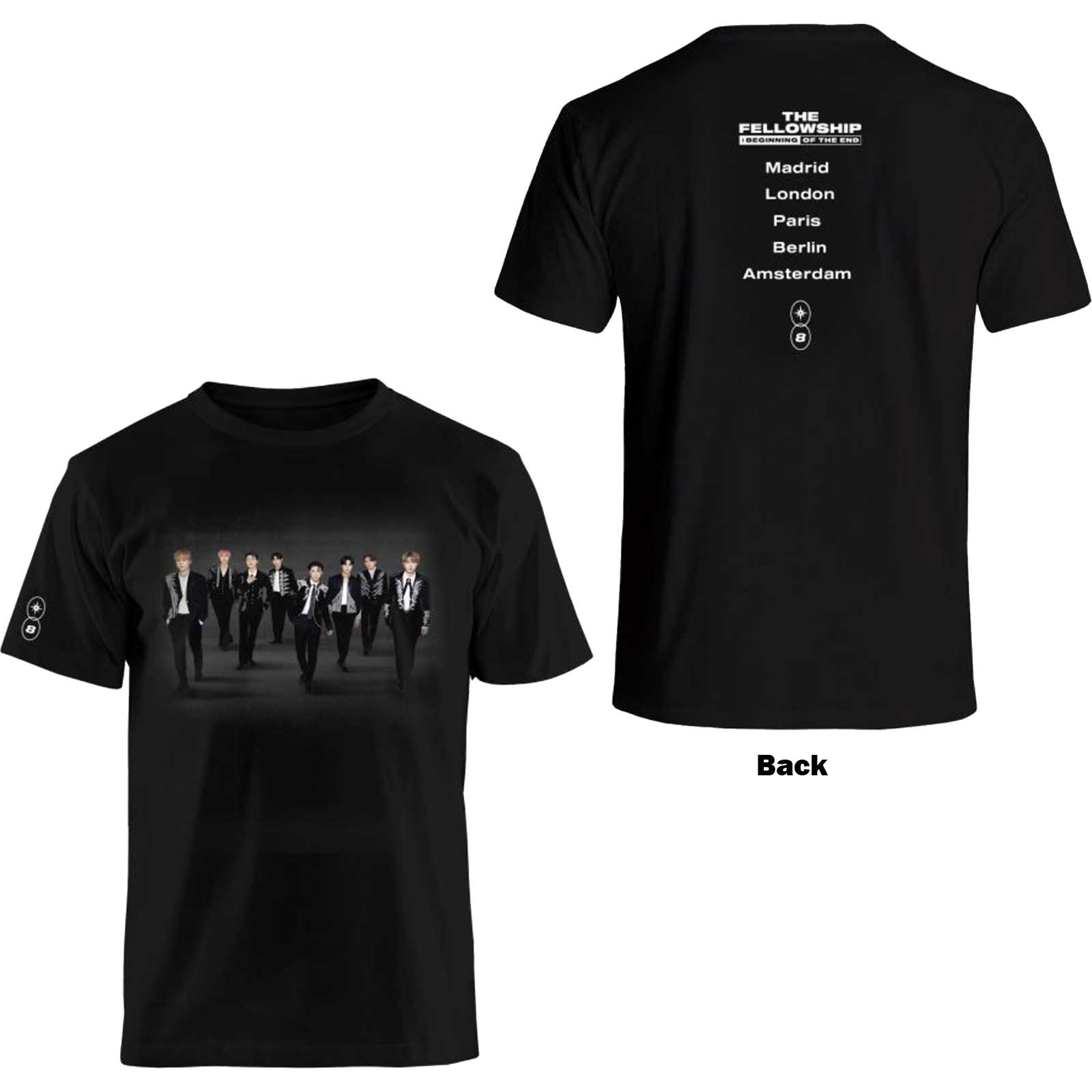 ATEEZ T-Shirt: Fellowship Tour Photo - Ireland Vinyl