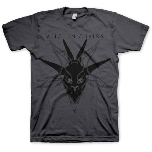 Alice in Chains T-Shirt: Schwarzer Totenkopf