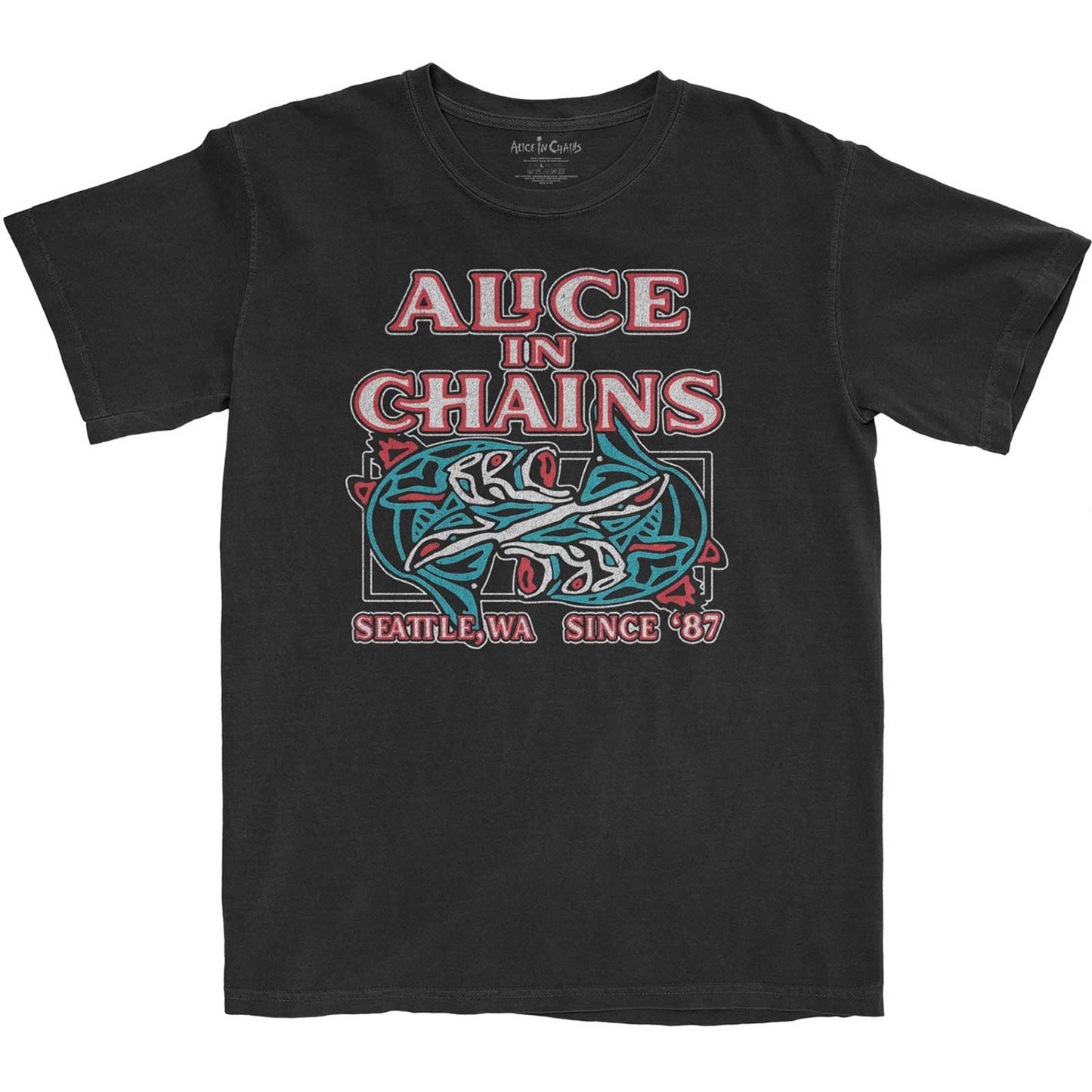 Alice In Chains T-Shirt Totem Fish - Ireland Vinyl