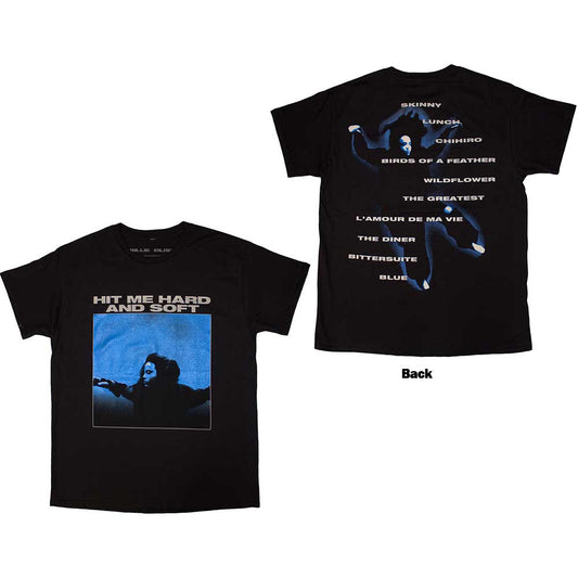 Billie Eilish Shirt Hit Me Hard And Soft Tracklist (Back Print) - Ireland Vinyl