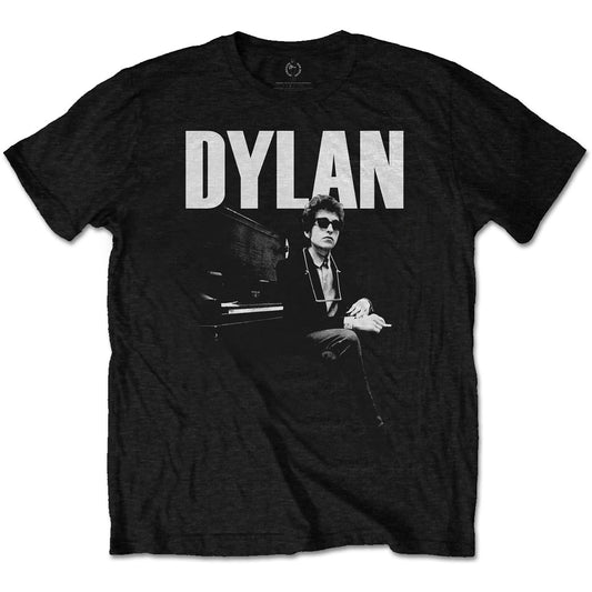 Bob Dylan T-Shirt At Piano - Ireland Vinyl