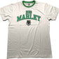 Bob Marley Ringer T-Shirt Collegiate Crest - Ireland Vinyl