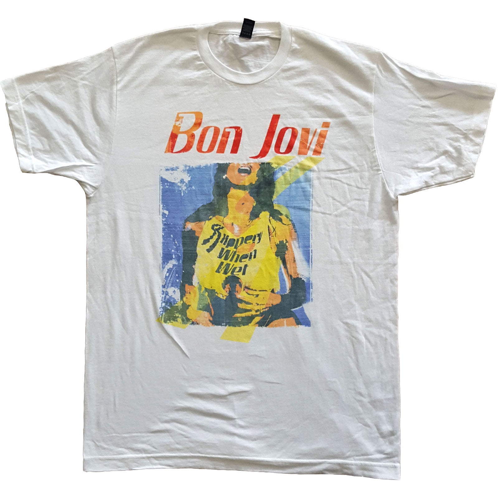 Bon Jovi Shirt Slippery When Wet Cover - Ireland Vinyl