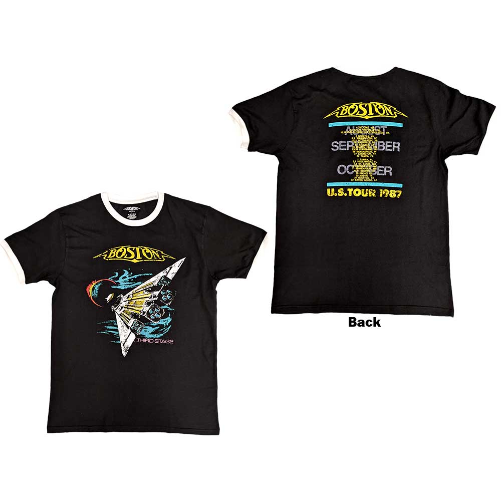 Boston Ringer T-Shirt US Tour '87 (Rückendruck)