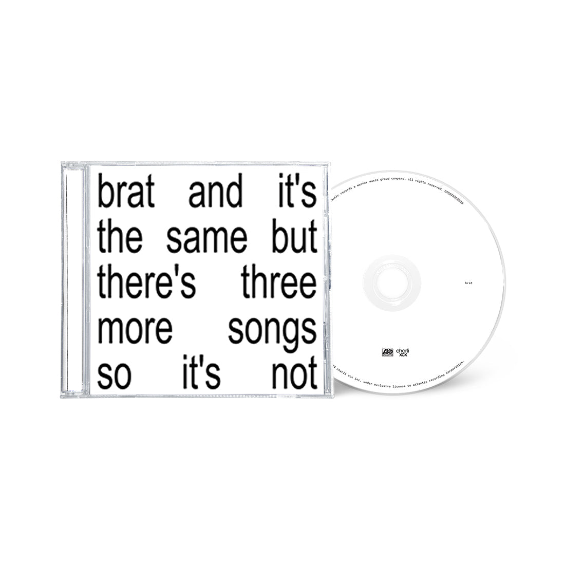 Charli XCX Brat [CD] and it’s the same but there’s three more songs so it’s not