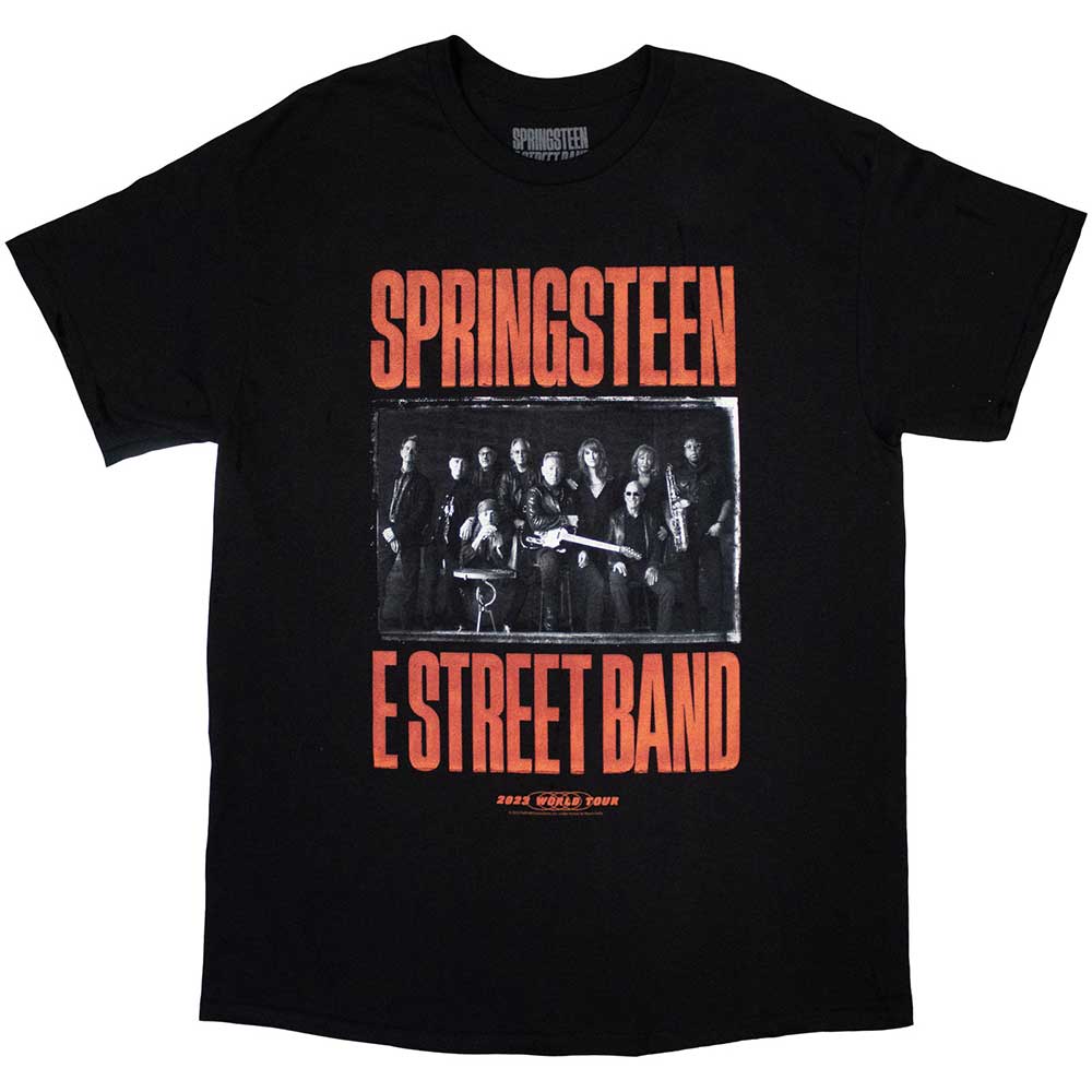 Bruce Springsteen T-Shirt: Tour '23 Band Photo (Back Print & Ex-Tour) - Ireland Vinyl