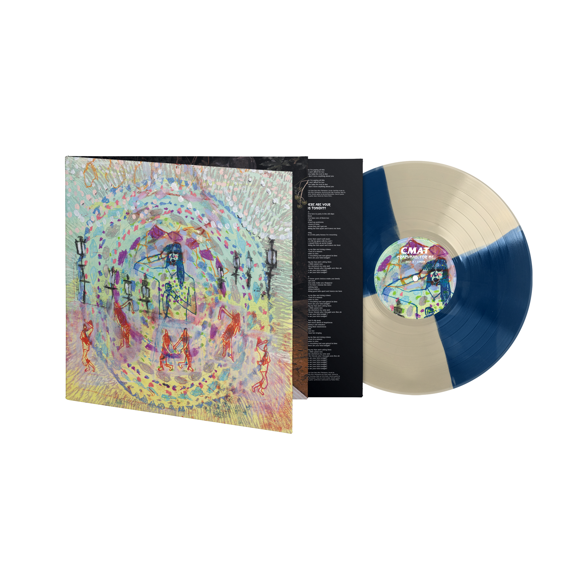 CMAT CrazyMad, For Me (Blue & Cream) - Ireland Vinyl