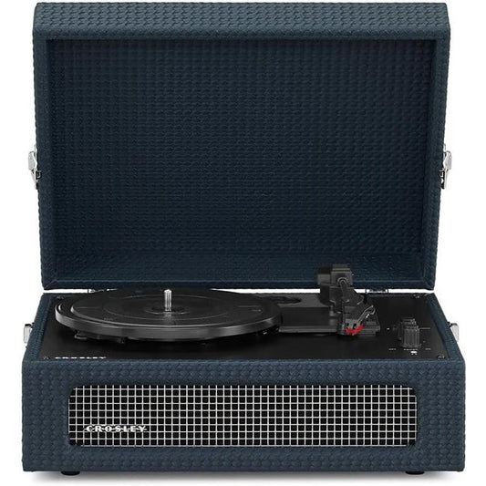 Crosley CR8017B-NVR Voyager 2-Wege-Bluetooth-Plattenspieler, Marineblau