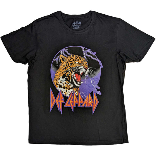 Def Leppard T-Shirt Lightning Leopard - Ireland Vinyl