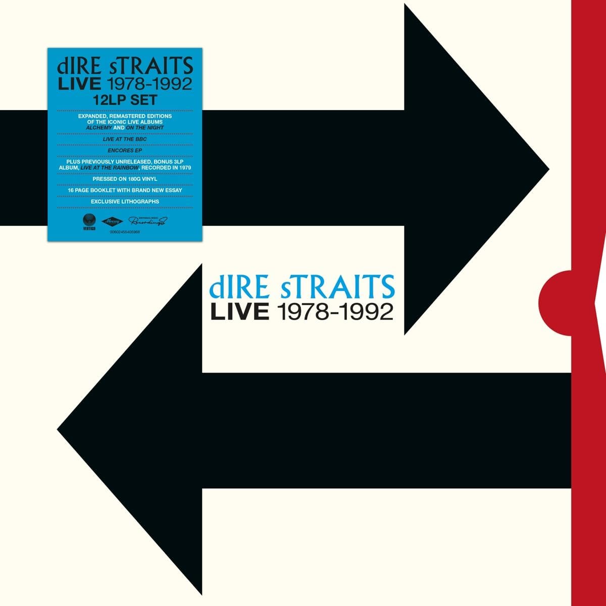 Dire Straits Live 1978-1992 12 LP Set - Ireland Vinyl