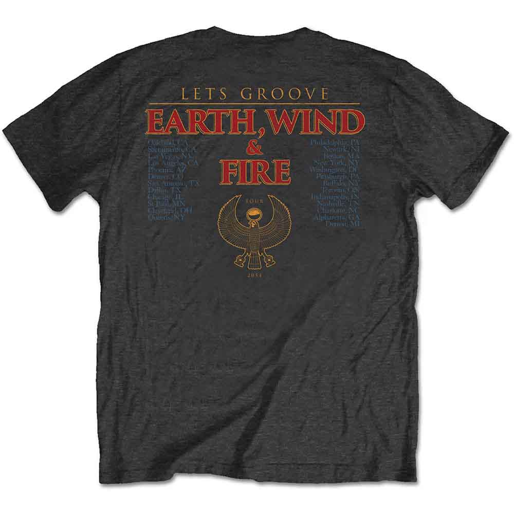 Earth Wind & Fire T-Shirt: Let's Groove (Back Print)