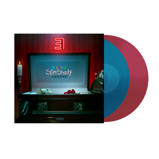 Eminem The Death of Slim Shady Sea Blue & Ruby Red Translucent LP