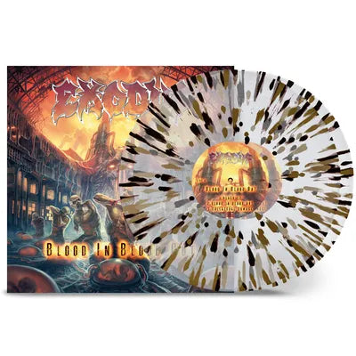 Exodus Blood In Blood Out (Clear Gold Black Splatter Vinyl) - Ireland Vinyl