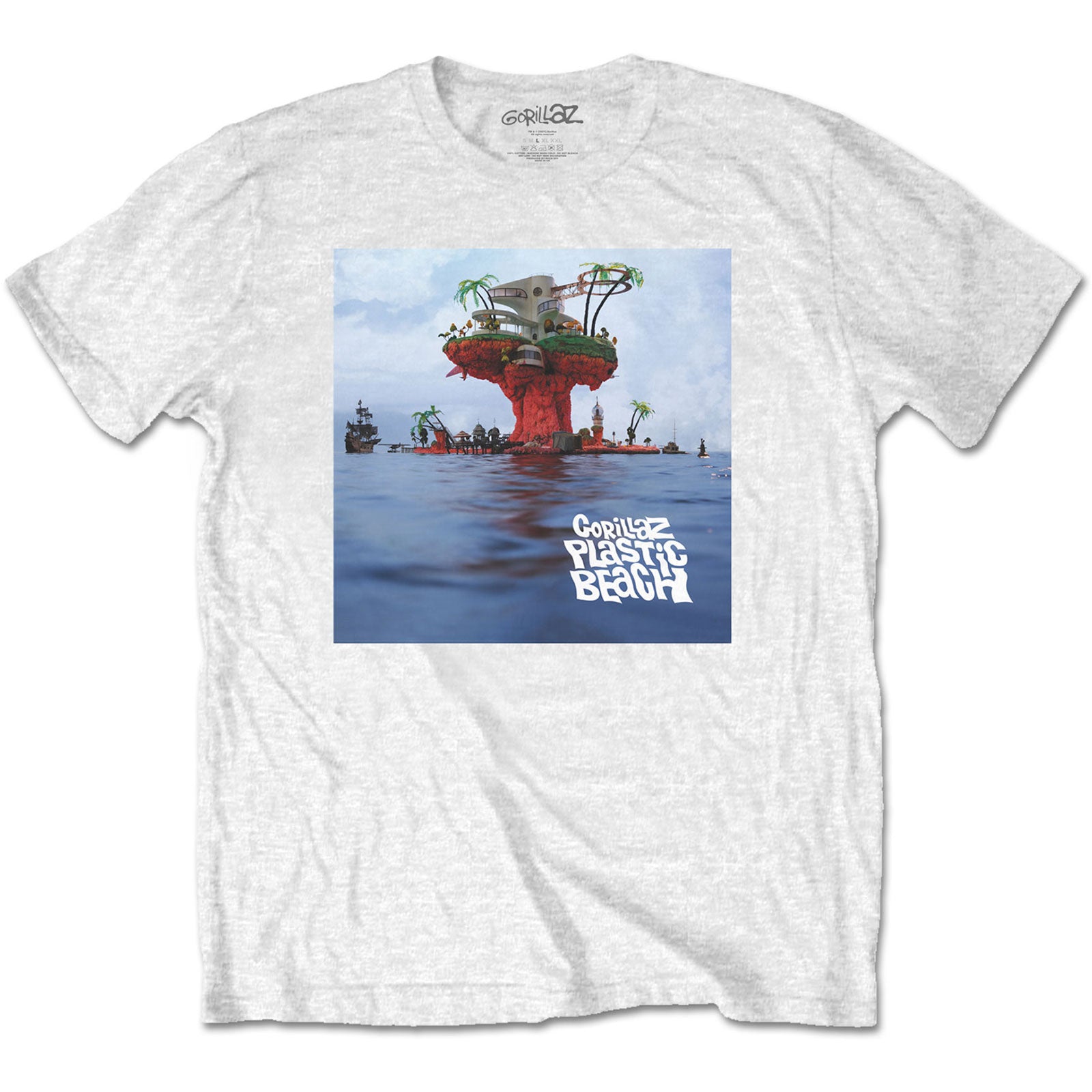 Gorillaz T-Shirt Plastic Beach - Ireland Vinyl