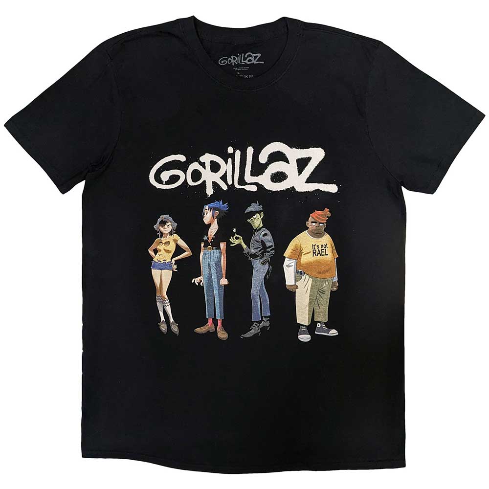 Gorillaz T-Shirt Spray Logo Gruppe