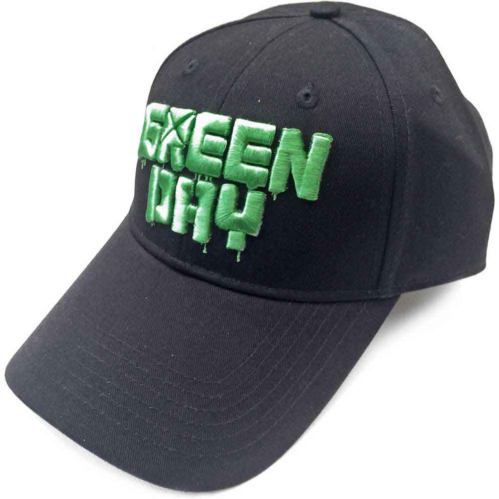 Green Day Baseball Cap: Dripping Logo - Ireland Vinyl