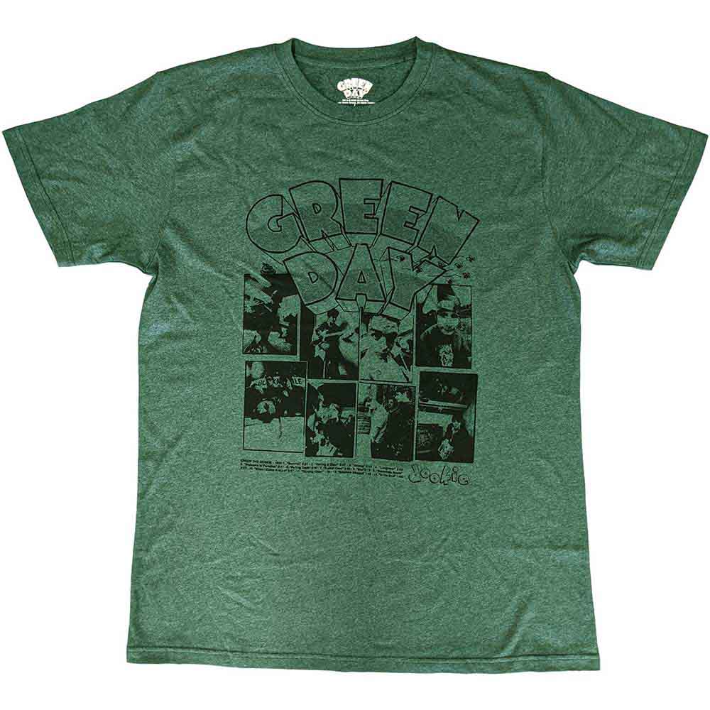 Green Day T-Shirt Dookie Frames