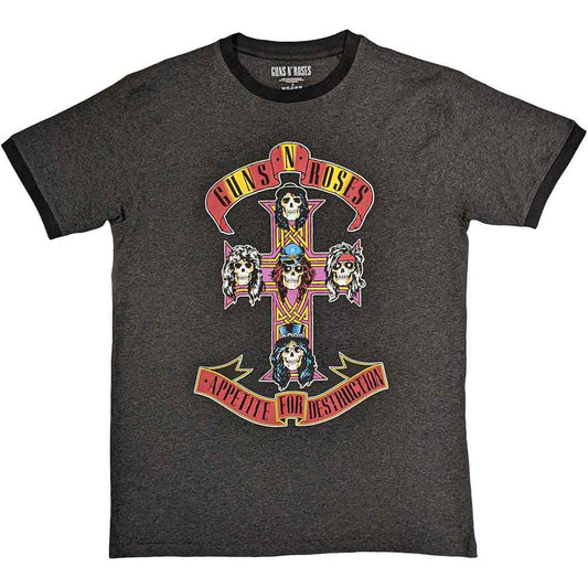 Guns N' Roses Ringer T-Shirt: Appetit auf Zerstörung