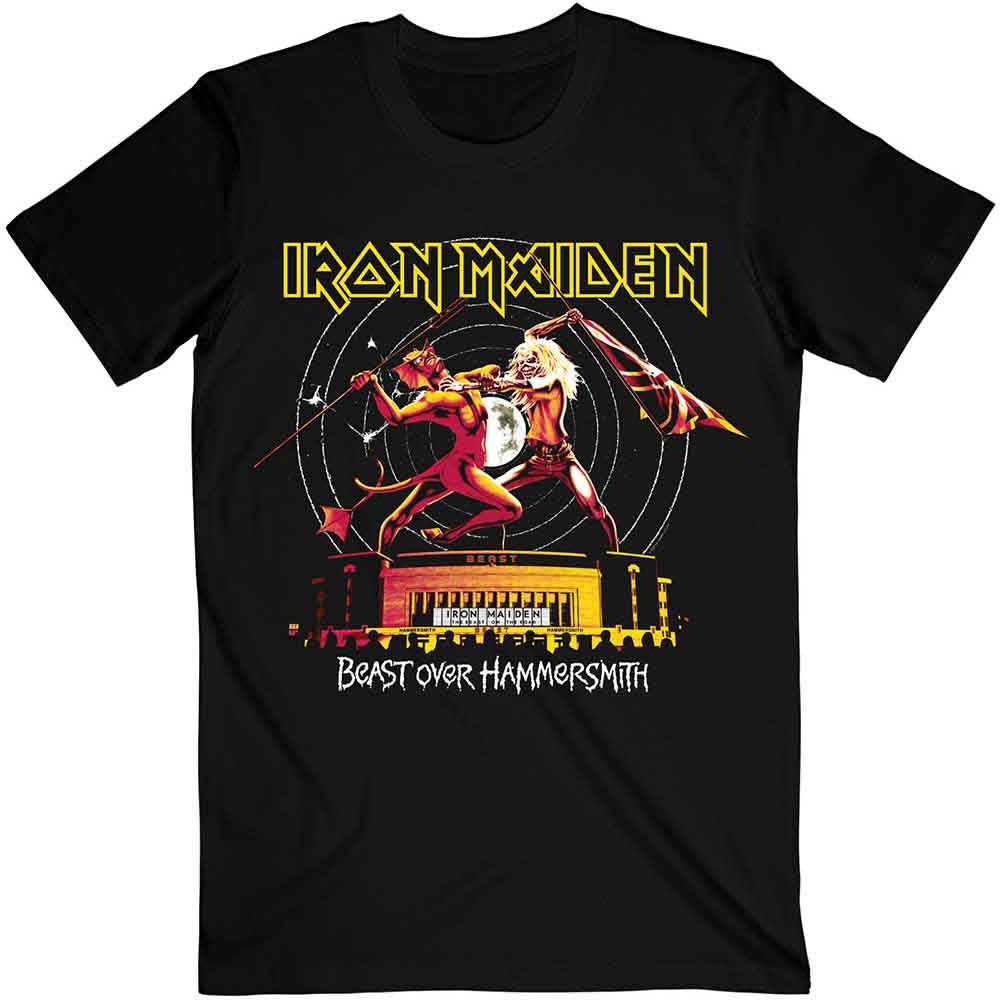 Iron Maiden T-Shirt Beast Over Hammersmith Eddie & Devil Tonal