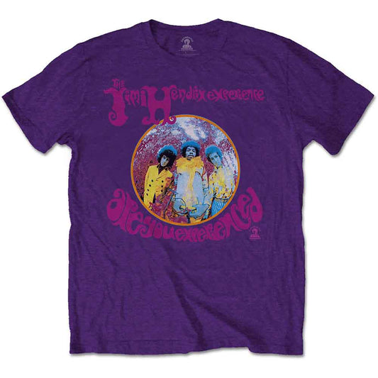 Jimi Hendrix Purple T-Shirt Are You Experienced
