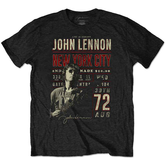 John Lennon T-Shirt New York City '72 (Umweltfreundlich)