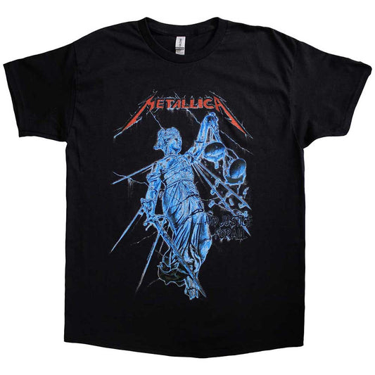 Metallica T-Shirt Blue Justice For All