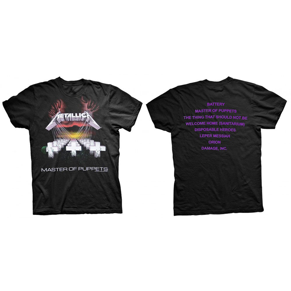 Metallica T-Shirt Master of Puppets (Back Print) - Ireland Vinyl