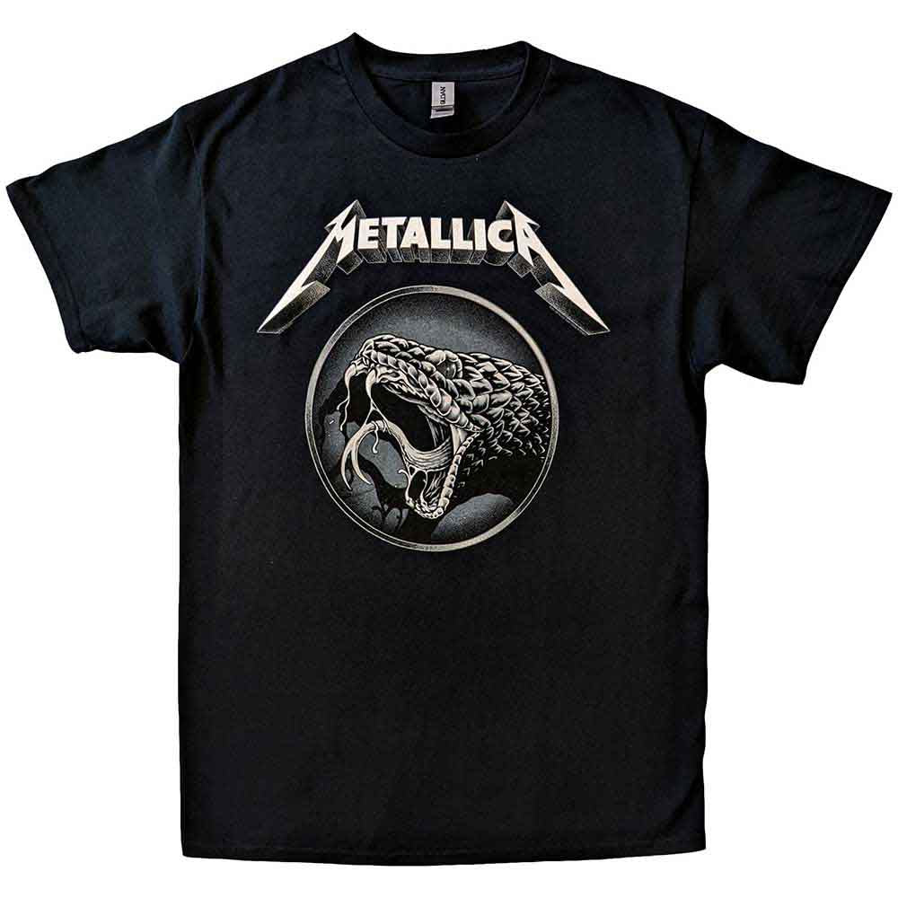 Metallica T-Shirt Snake Black Album Poster