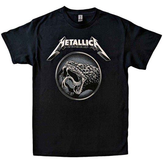 Metallica T-Shirt Schlange Schwarzes Album Poster