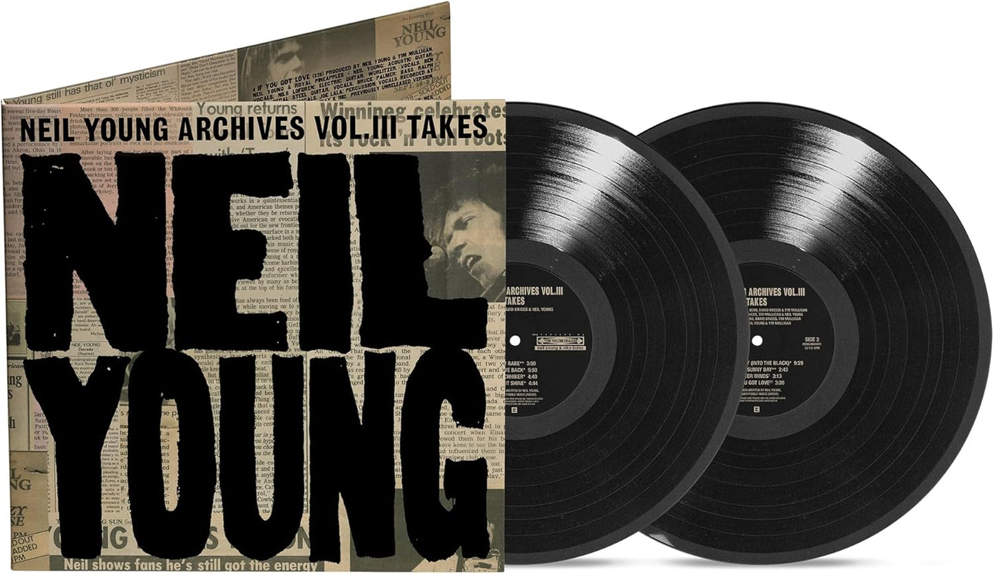 Neil Young Archives Vol. III Takes LP