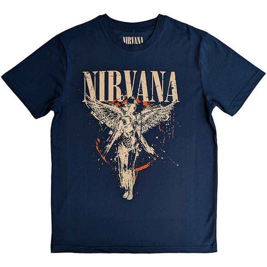 Nirvana T-Shirt In Utero (Dunkelblau)