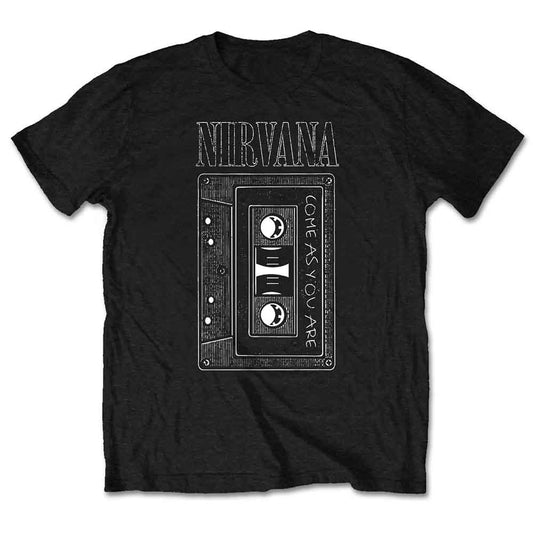 Nirvana T-Shirt Tape Komm wie du bist