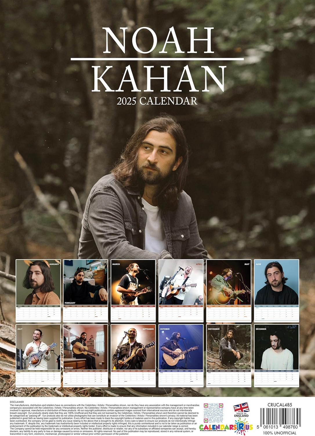 Noah Kahan 2025 Calendar