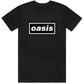 Oasis Black T-Shirt Decca Logo 