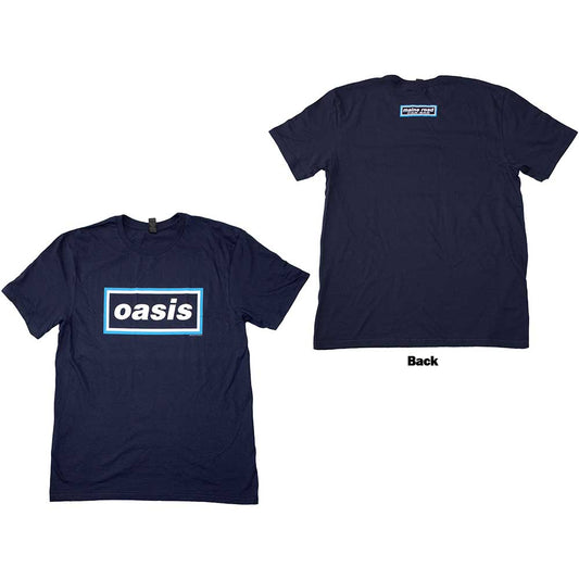 Oasis Shirt Maine Road Event Logo (Back Print)