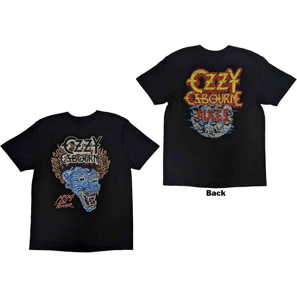 Ozzy Osbourne T-Shirt Bark At The Moon Tour '84 - Ireland Vinyl