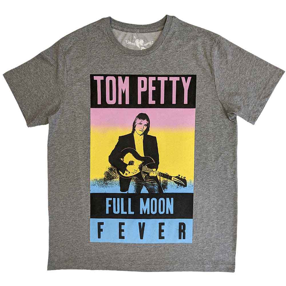 Tom Petty &amp; The Heartbreakers T-Shirt Full Moon Fever (GRAU)