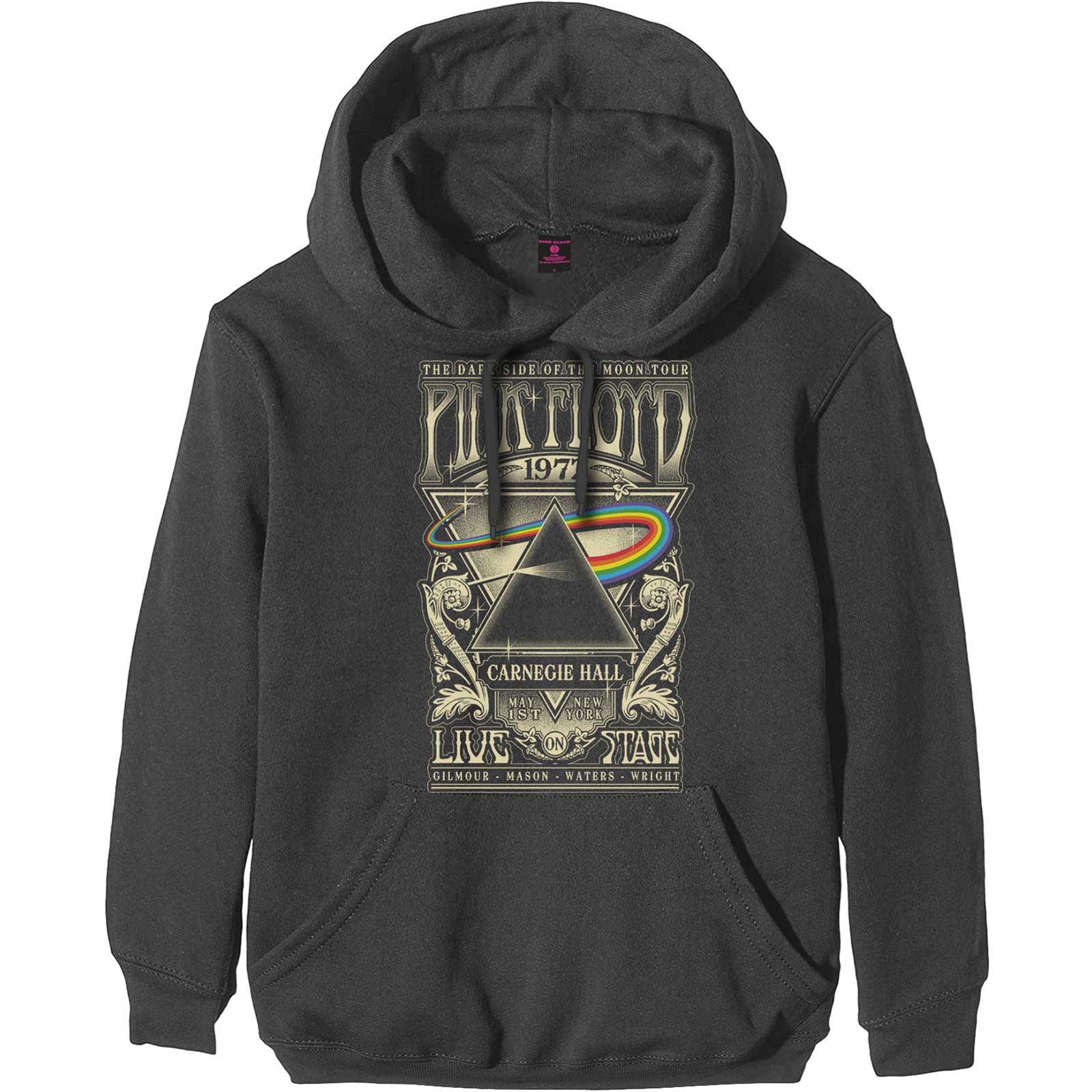 Pink Floyd Charcoal Hoodie: Carnegie Hall - Ireland Vinyl