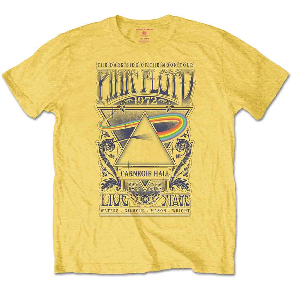 Pink Floyd Yellow T-Shirt Carnegie Hall Poster