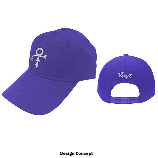 Prince Purple Baseball Cap: White Symbol - Ireland Vinyl