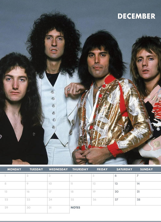 Queen 2025 Calendar - Ireland Vinyl