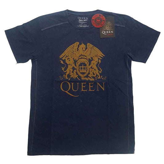 Queen T-Shirt Classic Crest (Wash Collection)