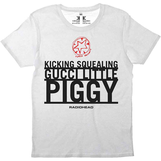 Radiohead Unisex T-Shirt: Gucci Piggy 