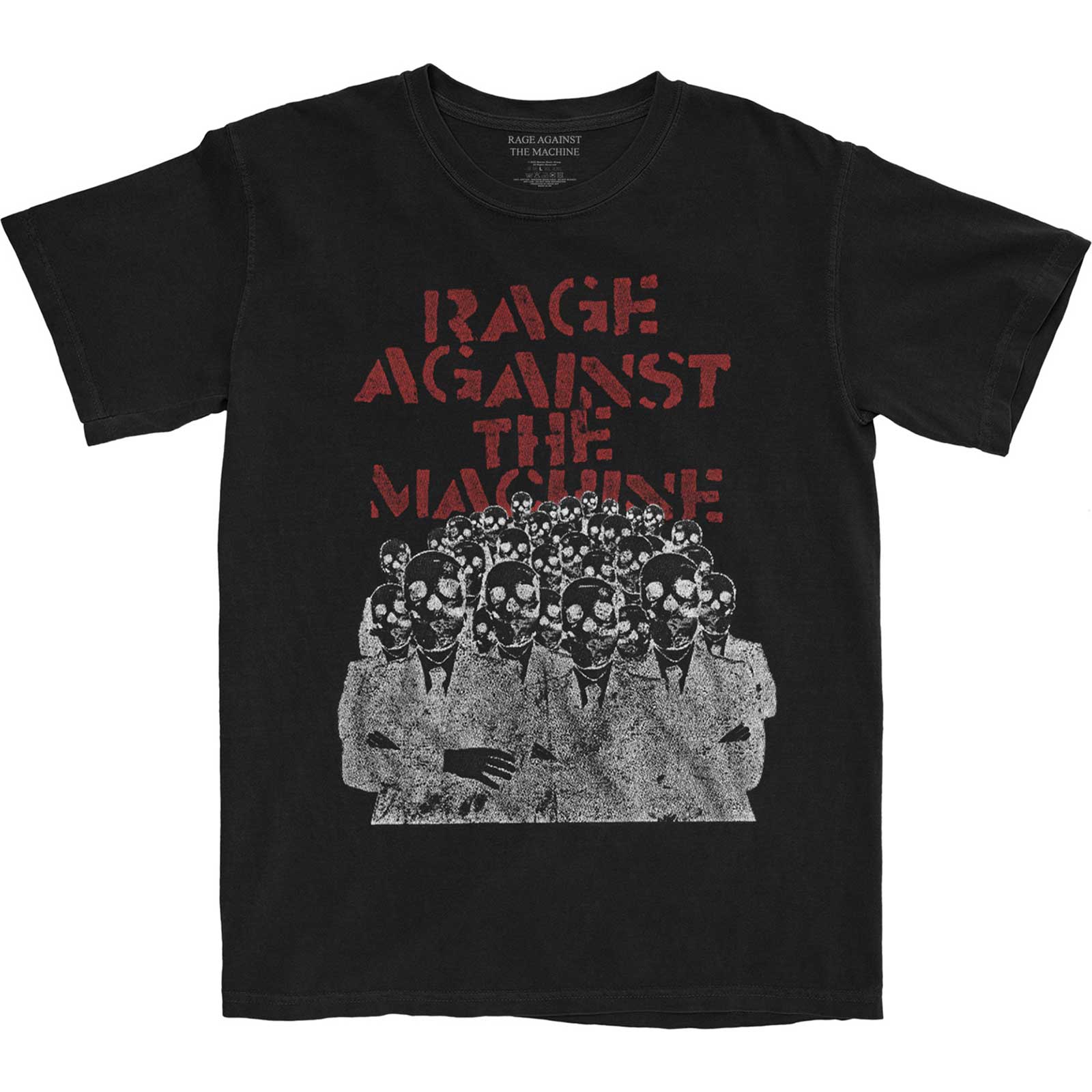 Rage Against The Machine T-Shirt Crowd Masks - Ireland Vinyl