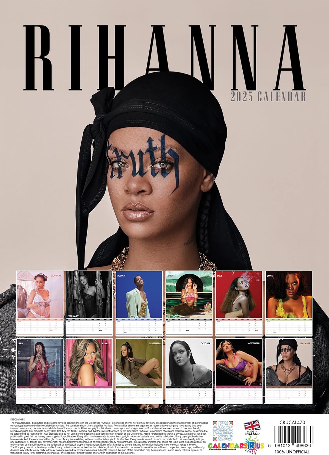 Rihanna-Kalender 2025