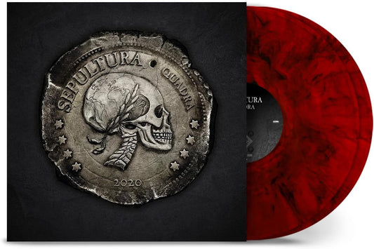 Sepultura Quadra Red Black Marbled LP