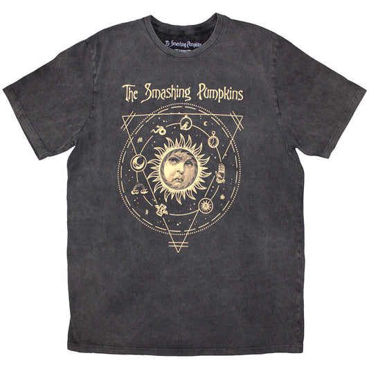 Smashing Pumpkins Stone Wash Shirt Celestial Sun - Ireland Vinyl